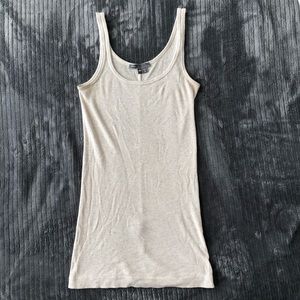 Vince Cotton Beige Tank Top